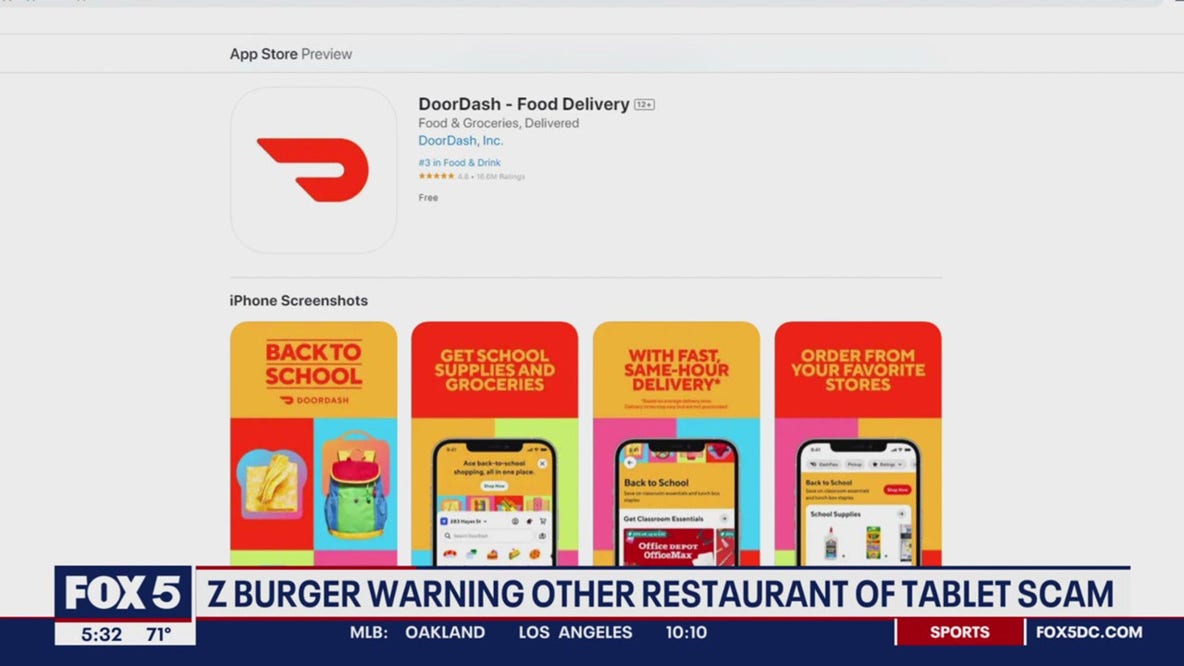 Z-Burger warning other restaurants of tablet scam